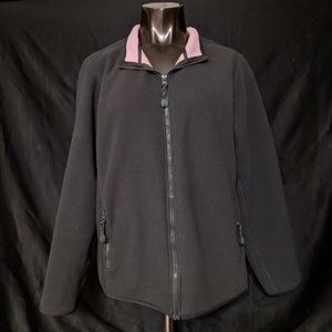Zip up polar fleece jacket